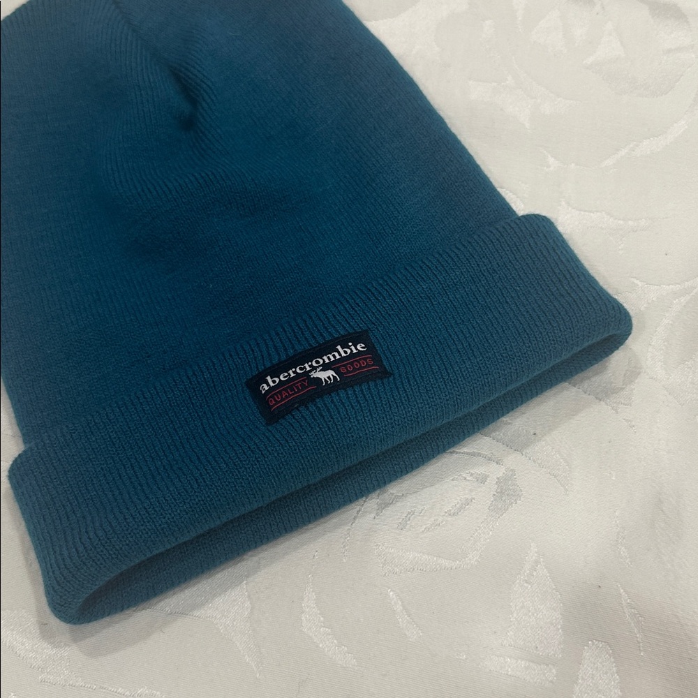 Abercrombie Kids Blue Beanie Hat - Picture 2 of 6